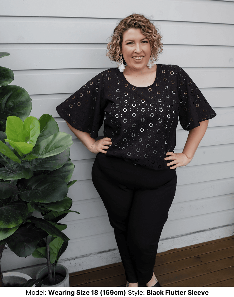 Broderie Anglaise Blouse - Plus Size Cotton Top